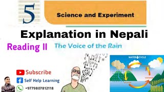 Class 10  Unit 5  The Voice of the Rain  Explanation in Nepali [upl. by Lenor572]