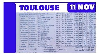 PROGRAMME QUINTÉ DEMAIN LUNDI 11112024 A TOULOUSE🔥✍️💯🥇 [upl. by Eenyaj]