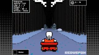 Papyrus Gameplay  Undertale Racer UnderRacer [upl. by Nastassia]