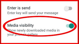 Whatsapp  What Is Media Visibility In Whatsapp  How To Work amp Use This Feature [upl. by Ennaeel]