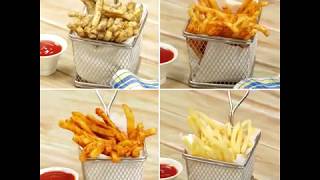 How to Make 4 Ways French Fries [upl. by Elliot]