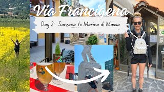 Experience Sarzana To Marina Di Massa A 23km 4K Journey On Via Francigena  Hike the Camino [upl. by Niattirb568]