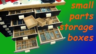 Small Parts Storage Boxes [upl. by Lorenzo391]