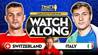 SWITZERLAND vs ITALY LIVE EURO 2024 with Mark GOLDBRIDGE LIVE [upl. by Musser404]