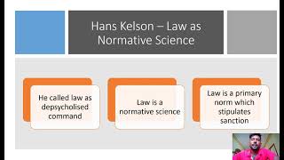 Hans Kelson Pure Theory of Law  GrundnormLaw in TamilJurisprudence Normative SciencePositivism [upl. by Hgielanna]