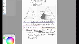 186 Pyramidenstumpf Kegelstumpf Erläuterungen und Aufgaben [upl. by Liam]