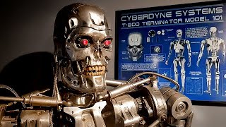 Man Spent 4 Years Hand Making Full Scale Terminator T800 Out Of Metal [upl. by Lurline162]