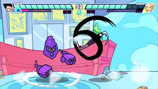 Teen Titans Go  Jump Jousting 2  Robin Vs Terra  Super Learning Games [upl. by Eriuqs]