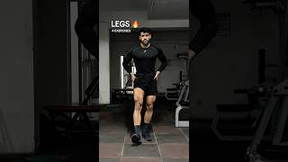 Crazy LEG WORKOUT 🔥 4 Exercises For Bigger LEGS bodybuilding fitness shorts [upl. by Eirotal]