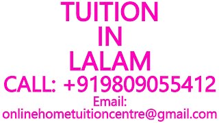 TUITION IN LALAM for ICSE ISC CBSE NIOS STATE BOARD MATHEMATICS SCIENCE PHYSICS CHEMISTRY [upl. by Mervin389]