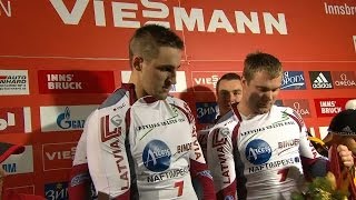 FIBT  4Man Bobsleigh World Cup 20132014  Igls Heat 2 [upl. by Kampmeier]