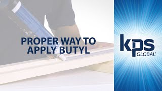 Proper Way to Apply Butyl with Bead [upl. by Adil687]