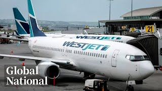 Global National June 27 2024  WestJet mechanics union ordered into arbitration [upl. by Lenora]