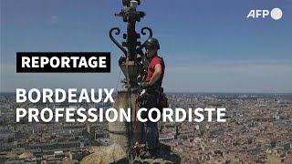 Profession cordiste à la découverte dun métier vertigineux  AFP [upl. by Terrag]