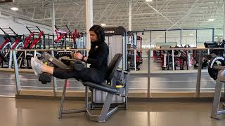 How to use the Seated Leg Curl Machine [upl. by Maurizia]