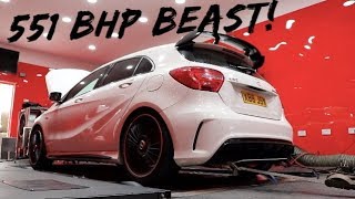 COLLECTING MY 551BHP MERCEDES A45 AMG UKS MOST POWERFUL [upl. by Josephina]