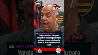 Marcos Braz explica a situação de Guillermo Varela com a torcida do Peñarol no Rio de Janeiro [upl. by Nnyla]