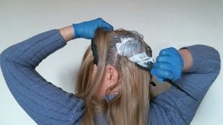 Как Покрасить Волосы в Домашних Условиях в Светлый Цвет Видео How to Color dye Your Hair at Home [upl. by Travus690]