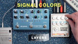 Drolo Stretch Weaver amp Strymon NightSky w Elektron Model Cycles [upl. by Tenaej832]