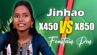 Jinhao X450 vs X850 Fountain Pen Showdown review penreview fountainpen pen trending [upl. by Pandolfi]