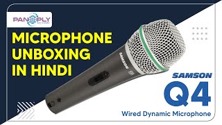 Samson Q4 Dynamic Microphone  UNBOXING [upl. by Ahsenev]