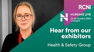 Nursing Live Exhibitor Testimonial from The Health and Safety Group [upl. by Nikki]