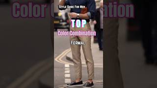 Mens Outfit color combos mensfashion styleguide simplefits fashion outfit colorcombos [upl. by Quartana]