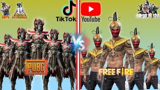 ☠️😱Garena vs crafland pubg new shayari🥀 collection in free fire pubg video  🤡bgmi vs free fire 12 [upl. by Reginauld]