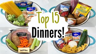 Whats For Dinner 15 Best Tried amp True ONEPOT Meals  The EASIEST Weeknight Recipes  Julia Pacheco [upl. by Nylyak725]