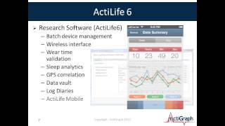 Collecting Actigraphy Data in a Closed System  ActiLife API [upl. by Festa]