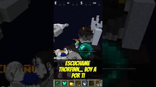 Escuchame thorfinn no tienes enemi AAAAAAAA😉minecraft minecraftmemes shorts [upl. by Charie]