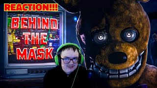 FNAF MOVIE SONG  BEHIND THE MASK LYRIC VIDEO  Dawko amp APAngryPiggy REACTION [upl. by Neely894]