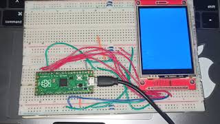 Raspberry Pi Pico with ILI9341 TFT LCD [upl. by Pauletta475]