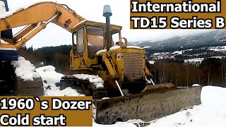 Cold start and drive Dozer from the 1960s [upl. by Iteerp779]