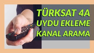 Mini Uydu Alıcı Türksat 4a Uydu Ekleme ve Kanal Arama [upl. by Lisetta560]