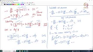 Lec 14 The derivation of the acoustic wave equation contd [upl. by Nihahs]