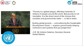 Intl Day for the Eradication of Poverty 2024  UN Chief Message  United Nations [upl. by Lorelei771]