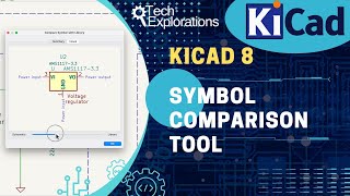 KiCad 8 Schematic editor symbol comparison tool [upl. by Raynata930]