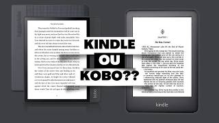 Comparação de ereaders KINDLE x KOBO [upl. by Hollie]