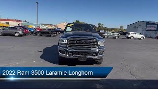 2022 Ram 3500 Laramie Longhorn Crew Cab Portage Baraboo Pardeeville Endeavor Madison [upl. by Carole456]