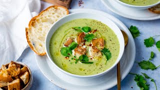 My homemade broccoli soup  a warming comforting lunch [upl. by Hametaf]