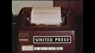 Teletype Machines  clip 18485 [upl. by Klimesh]