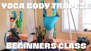 YOGABODY Yoga Trapeze  10 Minute Beginner Class [upl. by Aicen156]