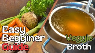 How to make a homemade vegetable broth [upl. by Yllim]