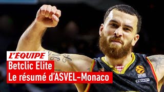 Betclic Elite  Un Mike James exemplaire guide Monaco sur le parquet de lASVEL  Le résumé du match [upl. by Krissie87]