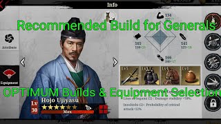 Great Conqueror 2 Shogun OPTIMUM BUILDS AND EQUIPMENT SELECTION [upl. by Hoxsie]