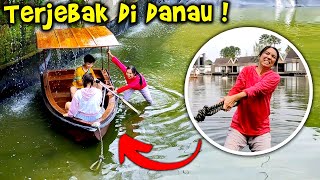 PERAHU KITA TERJEBAK DI DANAU HOTEL BANJIRRR  24 JAM NGINAP HOTEL PART 2  Vlog Liburan Sentul [upl. by Lesde520]