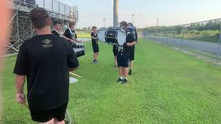 Brantley County High School 2023 Drumline IN THE LOT Movement One [upl. by Annetta]