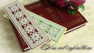 Technika pergaminowa  zakładka do książki  Parchment craft  bookmark Tutorial [upl. by Herrod]