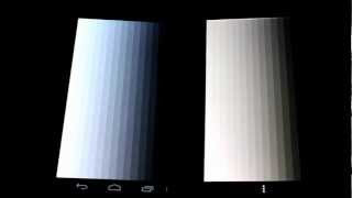 Galaxy Nexus Vs HTC One X Super Amoled Vs Super IPS LCD2 [upl. by Salguod980]